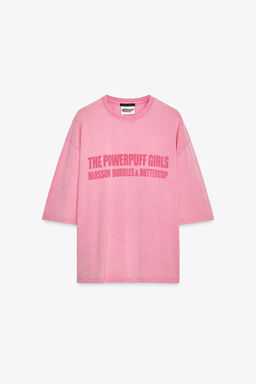 THE POWERPUFF GIRLS FADED-EFFECT T-SHIRT - Zara фото 5