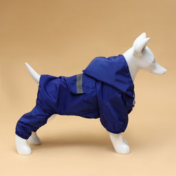 Комбинезон для собак, демисезонный с подкладом, размер XL (ДС 36, Ог 52 см), синий - Simaland фото 4