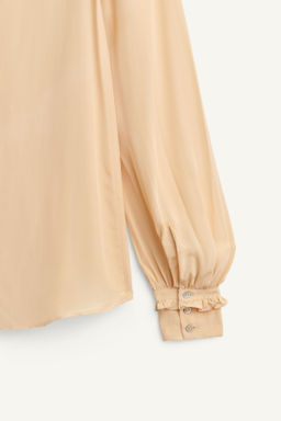 ROMANTIC SHIRT WITH BOW LIMITED EDITION - Zara фото 10