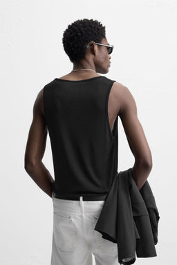 SEMI-SHEER TANK TOP - Zara фото 3