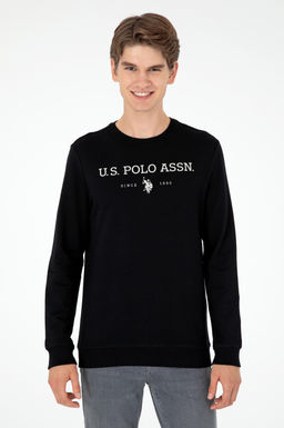 Мужской черный свитшот Неожиданная скидка в корзине - U.s. polo assn фото 3