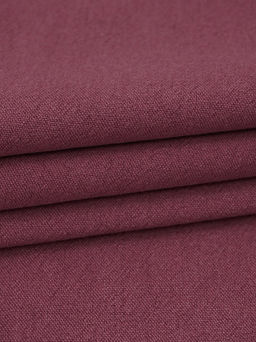 Крапива Рами (Ramie) с хлопком цв.Винтажный бордово-лиловый, ш.1.4м, крапива-50%, хлопок-50% - Купава фото 3