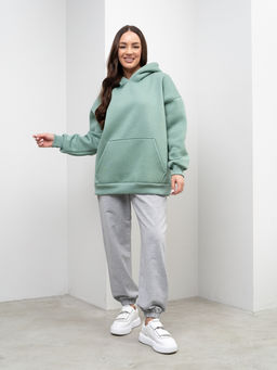 Толстовка жен.арт.1097-7,мятно-серая - Binita фото 3