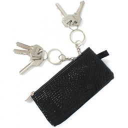 Футляр для ключей Croco-кл-500 (на молнии) натуральная кожа черный крокодил (200) 205877  фото 3
