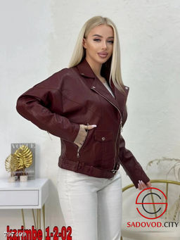 куртка женская кожанка - Bruno фото 3