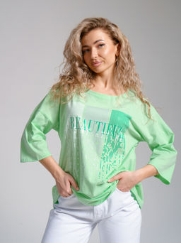 897 Футболка "Салатовый"