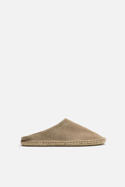 LEATHER MULE ESPADRILLES - Zara фото 3