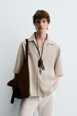 RELAXED FIT FLOWING SHIRT - Zara фото 2