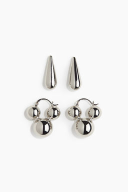 2 pares de pendientes - H&m фото 2