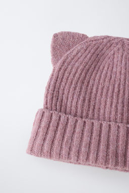 KNIT HAT WITH EARS - Zara фото 3