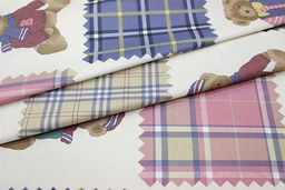 Сатин Мишка Тедди - пэчворк, ш.2.35м, хлопок-100%, 110гр/м.кв - Купава фото 4