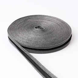 Лента для подгибания швов, термоклеевая, 2.5 см, 50 м, чёрная