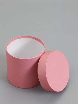 Набор шляпных коробок  4 в 1 "Пудра", 18 × 18 ‒14 × 14 см