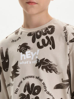 PELICAN, футболка для мальчиков, Светло-серый фото 3