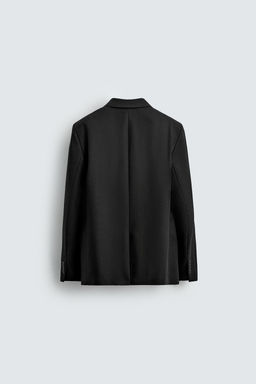 100% WOOL DOUBLE-BREASTED SUIT BLAZER - Zara фото 10