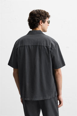 COTTON - LINEN SHIRT - Zara фото 3