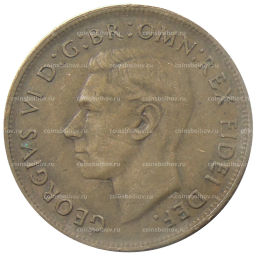 1 пенни 1952 года Австралия