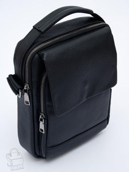 Сумка мужская кожаная 9747H black Heanbag