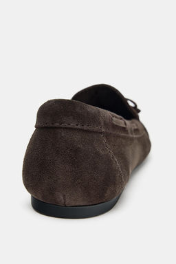 SPLIT SUEDE LOAFERS - Zara фото 13