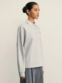 Толстовка поло из хлопка / Zarina  фото 4