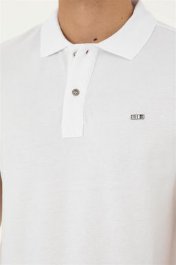 Мужская белая базовая футболка - U.s. polo assn фото 7