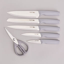 НАБОР НОЖЕЙ AGNESS НА ПЛАСТИКОВОЙ ПОДСТАВКЕ, 7 ПРЕДМЕТОВ  фото 7