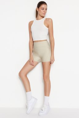 Siyah-Tas 2li Paket Toparlay?c? Orme Spor Sort/K?sa Tayt TWOSS21SR0698