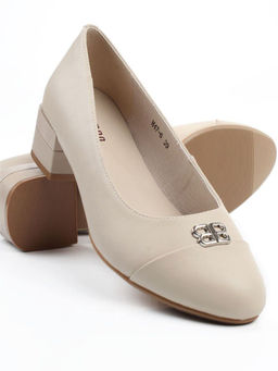 06-M47-6 BEIGE Туфли женские (натуральная кожа)
