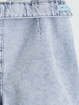 Ta?l? K?z ?ocuk Jean ?ort Etek