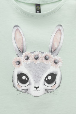 Crockid _ КР 302702/пастельно-зеленый к543 фуфайка (футболка) д/дев яс  фото 6