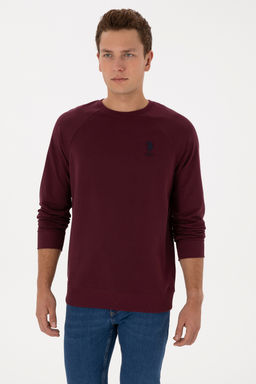 Erkek Bordo Basic Sweatshirt - U.s. polo assn фото 15
