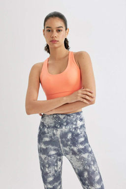 Спортивный бюстгальтер DeFactoFit с круглым вырезом  фото 8