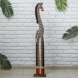 Сувенир «Зебра», 20×12×120 см, дерево