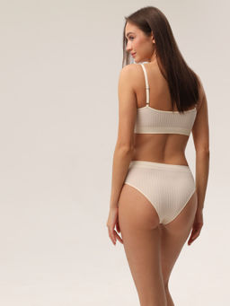 Топ женский на тонких бретелях с плетением цепочка HOME COLLECTION - Rossoporpora фото 52