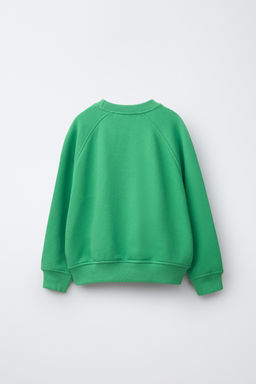 SUDADERA MANGA RANGL?N / VERDE - Zara фото 2