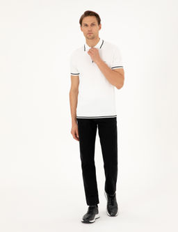 Siyah Straight Fit Jean Pantolon