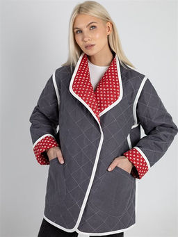 Жакет лен 100%, хлопок 100%, льняной утеплитель 100%