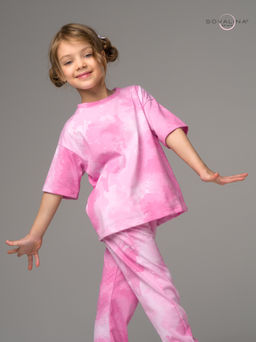 Костюм Daily girl тайдай розовый mini - Sovalina фото 8