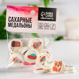 Посыпка сахарная с картинкой микс: Приключения для декора капкейков, торта, напитков, 20 г. - Simaland фото 2