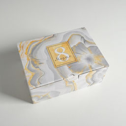 Коробка подарочная сборная, упаковка, «С 8 марта», 26 х 19 х 10 см