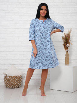 Сорочка теплая, футер с начесом (01035) - Плиона фото 8