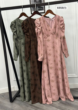 Платье #КТ6858 (1), пудровый - Dommod фото 11