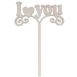 Заготовка для декорирования Mr. Carving ВД-312 Топпер I love you фанера 15 х 10 х 0.4 см