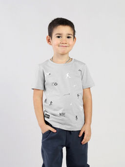 CRB wear / CSKB 64009-23-431 Футболка для мальчика,серый/Ex.Cherubino