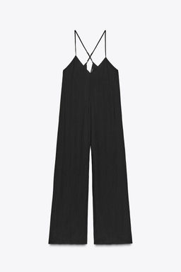 FLOWY TEXTURED JUMPSUIT - Zara фото 7