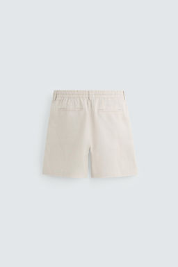 100% LINEN BERMUDA SHORTS - Zara фото 7