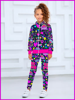 Толстовка "Soft Girl",лилово-синий