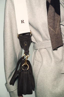 LEATHER CROSSBODY BAG - Zara фото 9