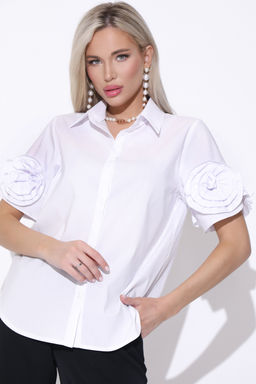 Рубашка Версаль (белый) - Эльза фото 2