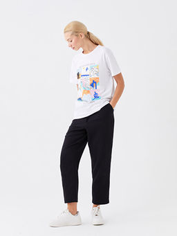 Beli Lastikli Rahat Kal?p M?slin Kad?n Pantolon - Waikiki фото 2